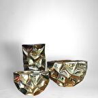 KRİSTAL VAZO ALTIN KAPLAMA 260 300