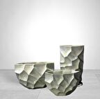 KRİSTAL VAZO KREM JANJAN 260 110