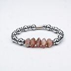 HEMATİT  TAŞI MİSİNA LASTİKLİ BİLEKLİK