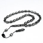 Oltu Taşı Tıraşlı Kesme Karpuz Işlemeli Tespih