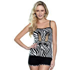 2476 Berrak Zebra Baskı Kadın Takım