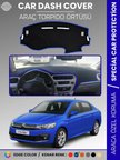 CITROEN C-ELYSEE (2012-2021) Torpido Örtüsü Ön Göğüs Torpido Koruma Tam Uyum Kolay Montaj