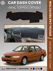 TOYOTA COROLLA E110 (1998-2002) Torpido Örtüsü Ön Göğüs Koruma Araca Özel Çatlamayı Önler Kaymaz