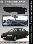 TOYOTA COROLLA E100 (1991-1995) Torpido Örtüsü Ön Göğüs Koruma Araca Özel Çatlamayı Önler Kaymaz