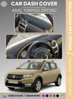 DACIA SANDERO STEPWAY (2010-2015) Torpido Örtüsü Ön Göğüs Koruma  Tam Uyum Kaymaz Kolay Montaj