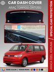 VOLKSWAGEN TRANSPORTER T7 (2021+) Torpido Örtüsü Ön Göğüs Koruma Torpido Koruma Tam Uyum UV Koruma 3550