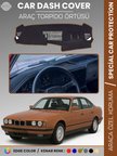 BMW E34 5 SERİSİ AİRBAGSİZ (1988-1996) Torpido Örtüsü Panel Torpido Koruma Tam Uyum Çatlamayı Önler 1277