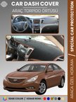 HYUNDAİ SONATA (2007-2012) Torpido Örtüsü Ön Göğüs Tam Uyum Çatlamayı Önler Kaymaz Kolay Montaj 6951