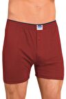 Berrak 6 Adet Bordo Renk Havlu Bel Boxer