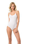 Beyaz Renk Ip Askılı Çıtçıtlı Body 5 Adet