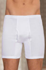 Berrak 5 Adet Beyaz Renk Paçalı Boxer