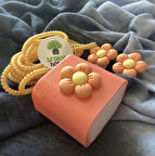 Brokoli Home iPhone 18W/20W Uyumlu Şarj Kılıfı, Şarj Kablosu Örme Aparatı, Kablo Koruyucu Aparatı,T.Çiçek