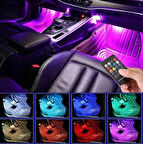 Brokoli Home 12 Ledli Ayak Altı Led Lamba Sese Duyarlı Led Müziğe Duyarlı Led Çakmaklık Girişli