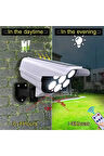 Solar Enerjili Hareket Sensörlü Taklit Güvenlik Kamera Uzaktan Kumandalı