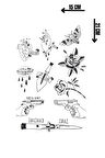 Geçici Karışık Figür Dövme Tattoo