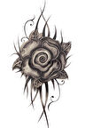 Geçici Gül Figürlü Dövme Tattoo