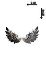 Geçici Kanat Figürlü Dövme Tatto