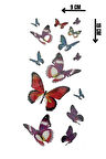 Geçici Kelebek Figürlü Dövme Tattoo