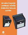 Kablosuz Solar LED Lamba | Bahçe, Veranda, Merdiven Işığı, Otomatik Aç-Kapa Sensörlü