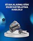 Suya Dayanıklı 110dB Alarmlı Çelik Disk Kilidi