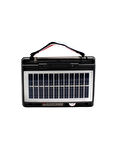 KTF-1428 Nostaljik Solar Enerjili Bluetooth Speaker – Radyo, SD/USB MP3 Çalar, Güçlü Taşınabilir Hoparlör