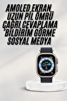 2025 Yeni Model Akıllı Saat Android ve İOS Uyumlu Çağrı Cevaplama