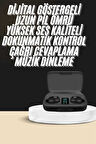 Kablosuz Dijital Göstergeli Çağrı Cevaplayabilen TWS 5.0 Bluetooth Kulaklık