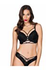 Le Jardin Siyah Renk Destekli Sütyen Takım