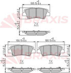 Braxıs Aa0602 Arka Fren Balatası Hyundaı Accent Blue 11> Elantra 11> I40 11> I30 11> Optıma 11-15 Rıo 11> Ceed 11> Soul 14> Sportage 16> Ssangyong Tıvolı Korando Xlv 15> Sonata 07-10 Tucson 08-10 I20 15> Tucson 2015>