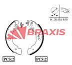 Braxıs Ac0009 Arka Fren Pabuclu Balata Transıt T15 2.5D 80Ps 100Ps 92>00 Avrupa 91>93