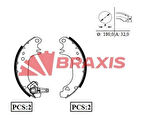 Braxıs Ac0017 Arka Fren Balatası Pabuc P106 Saxo Abssız
