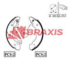 Braxıs Ac0038 Arka Fren Pabuclu Balata Transıt V184 00>06 A.Ceker
