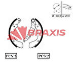Braxıs Ac0054 Arka Fren Balatası Pabuc Ince Tıp Corsa B Astra F