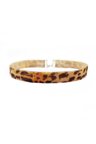 Leopar Desen Kadın Choker Tasma Kolye