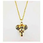 Altın Kaplama Fil Kadın & Erkek Kolye