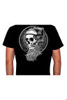 Skull Kuru Kafa Music Tişört Unisex T-shirt