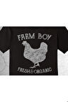 Farm Boy Organic Chicken Farmer Egg Tişört Çocuk T-shirt