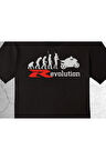 Suziki Evolution Yarış Motor Motorcycle Tişört Çocuk T-shirt