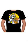 Tom And Jerry Cartoon Network Fare Kedi Tişört Unisex T-shirt