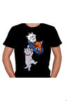 Cat Kedi Sevimli Kediler Tişört Unisex T-shirt