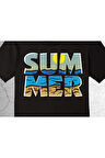 Summer Yaz Swiming Deniz Kum Güneş Tişört Çocuk T-shirt