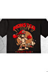 Monster Mario Bros Fight Club Dövüş Kulübü Canavar Mario Tişört Çocuk T-shirt