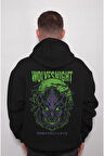 Wolves Night Wolf Sweatshirt Unisex Kapüşonlu Hoodie