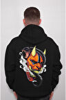 Devil Snake Şeytan Yılan Mask Sweatshirt Unisex Kapüşonlu Hoodie
