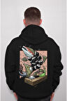 Fish Sushi Suşi Japan Rice Sweatshirt Unisex Kapüşonlu Hoodie