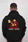 God Of War Simpson's God Of Bar Sweatshirt Unisex Kapüşonlu Hoodie