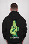 Fcktüs Kaktüs Argo Orta Parmak Sweatshirt Unisex Kapüşonlu Hoodie
