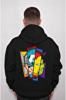 Marvel Süper Kahramanlar Sweatshirt Unisex Kapüşonlu Hoodie