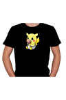 Bebek Pikachu Pikaçu Elektrik Baby Tişört Unisex T-shirt