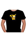 Homer Simpson Beer Pikachu Pikaçu Pokemon Tişört Unisex T-shirt